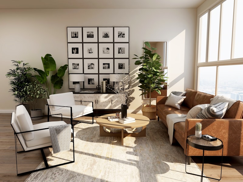 Modern open-concept interior renovation